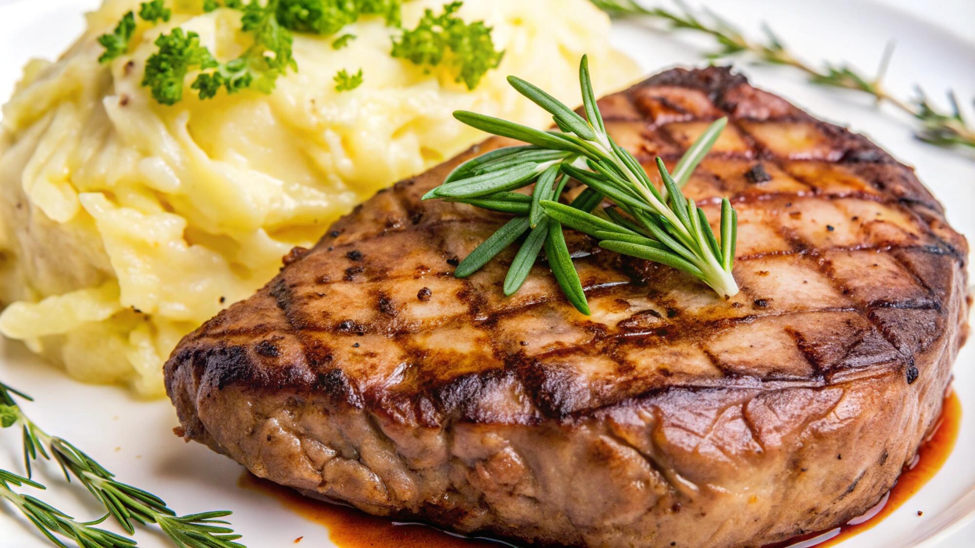 Garlic Butter Steak with Roasted Potatoes