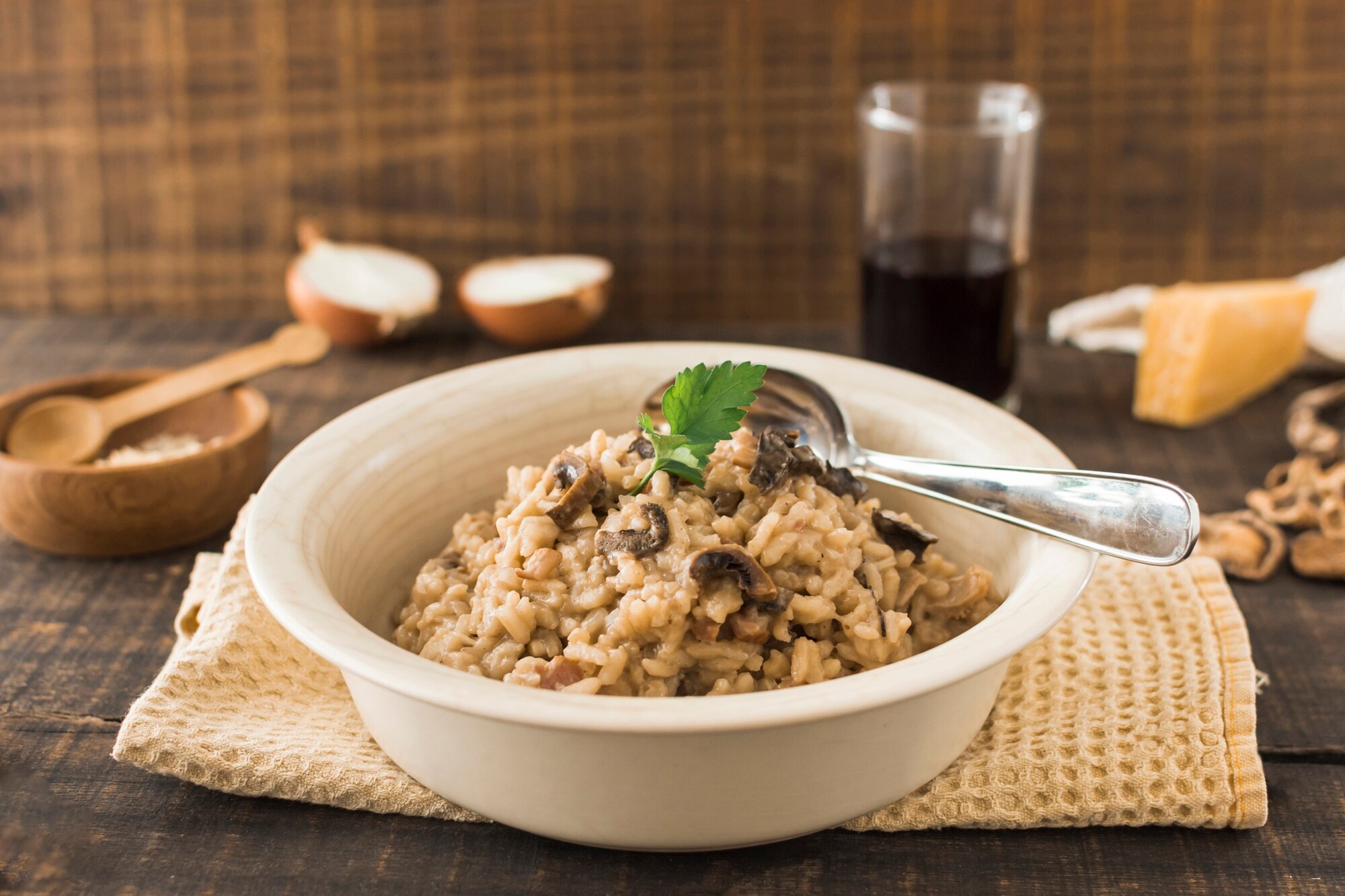 Creamy Mushroom Risotto